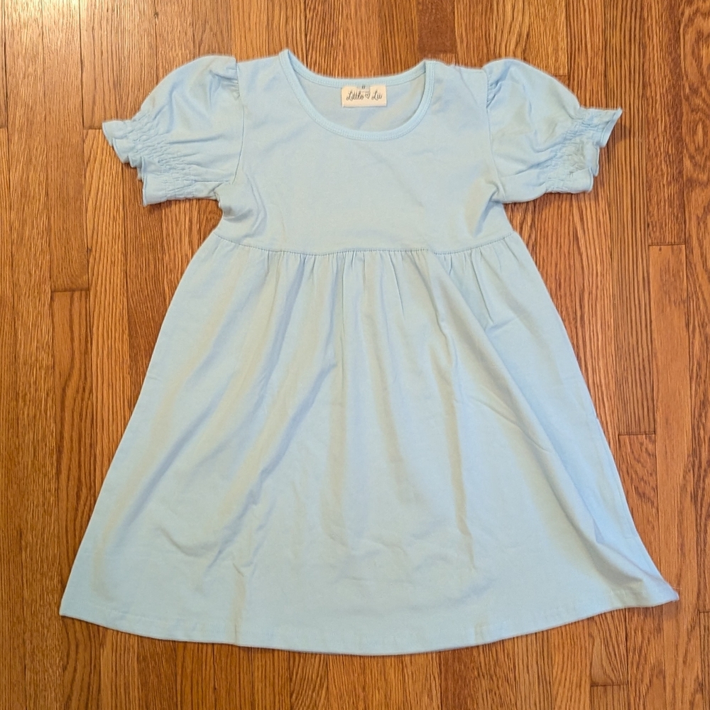 Sky Blue Kids Boutique Dress